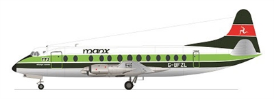 1:144 Vickers Viscount 800, Manx