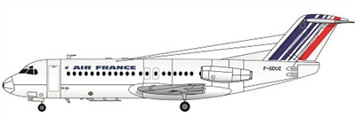 1:144 Fokker F.28 Fellowship 4000, Air France