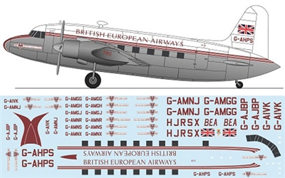 1:144 Vickers VC-1 Viking 1A, British European Airlines