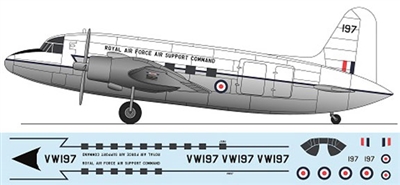 1:144 Vickers VC-1 Valetta, Royal Air Force