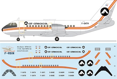 1:144 VFW-614, Air Alsace