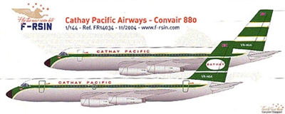 1:144 Convair 880, Cathay Pacific Airlines