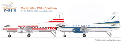 1:144 Martin 404, TWA & Southern Airways