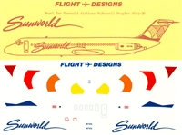 1:144 Sunworld Douglas DC-9-30