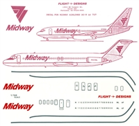 1:144 Midway Douglas DC-9-30 / B.737-200