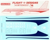 1:144 Northwest Airlines Airbus A.320