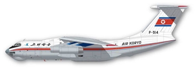 1:144 Air Koryo Ilyushin 76