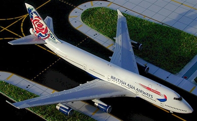 1:400 Boeing 747-436, British Airways Asia 'England'