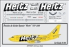 1:144 Ryanair 'Hertz Rent A Car' Boeing 737-200