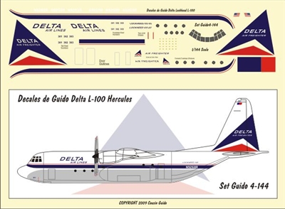 1:144 Delta Airlines L-100 Hercules
