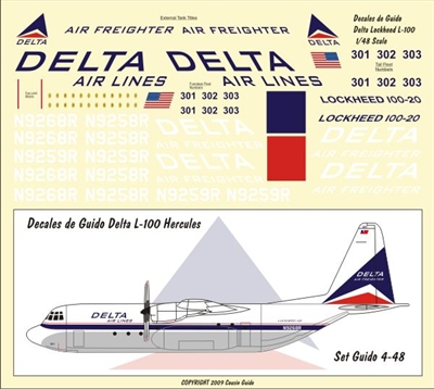 1:48 Delta Airlines L-100 Hercules