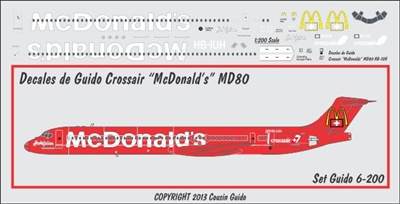 1:200 Crossair 'McDonalds McPlane' McDD MD-80