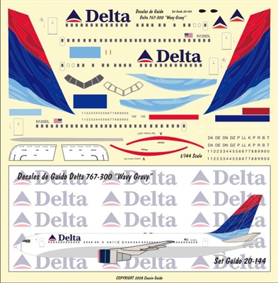 1:144 Delta 'Wavy Tail' Boeing 767-300