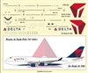 1:200 Delta Airlines (2007 cs) Boeing 747-400
