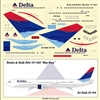 1:144 Delta Airlines (wavy tail) Boeing 767-400