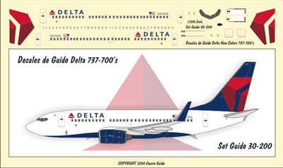 1:200 Delta Airlines (2007 cs) Boeing 737-700(W)
