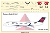 1:144 Delta Airlines Connection Canadair CRJ200