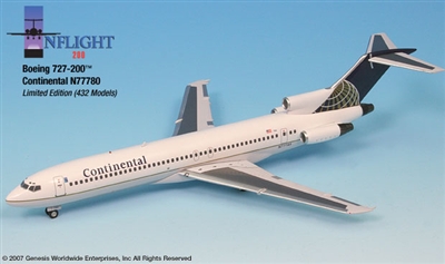 1:200 Boeing 727-200, Continental Airlines