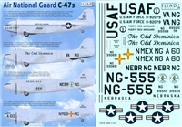 1:72 Air National Guard Douglas C.47 - Puerto Rico ANG, Virginia ANG, Nebraska ANG, New Mexico ANG