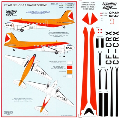 1:100 CP Air Douglas DC-3