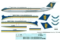 1:144 British Caledonian (early cs) BAC 1-11-500