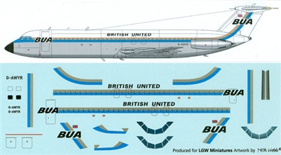 1:144 British United BAC 1-11-500