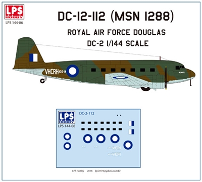1:144 Royal Australian Air Force Douglas DC-2