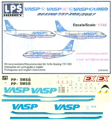 1:144 VASP, VASPEX Boeing 737-200