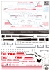 1:144 TWA (2nd colors) Douglas DC-4