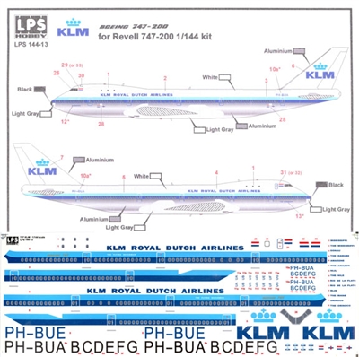 1:144 KLM (delivery cs) Boeing 747-206B