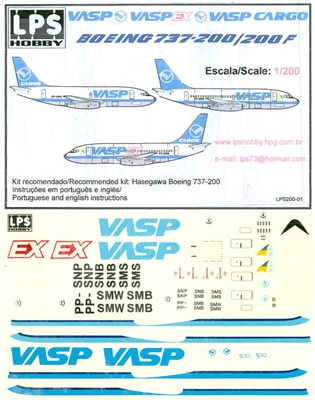 1:200 VASP, VASPEX Boeing 737-200