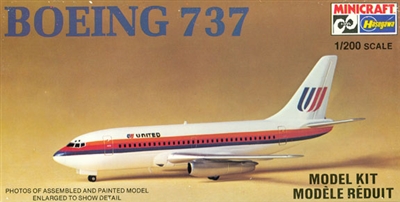 1:200 Boeing 737-200, United Airlines