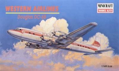 1:144 Douglas DC-6B, Western Airlines