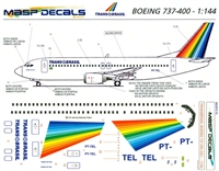 1:144 Trans Brazil Boeing 737-400