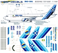 1:144 Rio Sul / Nordeste Boeing 737-500