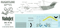 1:144 Valujet Douglas DC-9-30