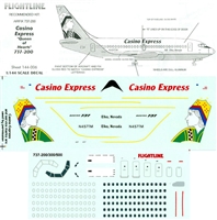 1:144 Casino Express 'Queen' Boeing 737-200