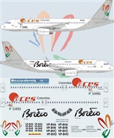 1:144 ACES Columbia Airbus A.320