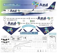 1:144 Azul Embraer 190