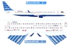 1:144 JetBlue Embraer 190 (Diamonds tail)