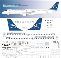 1:144 Montenegro Embraer 195