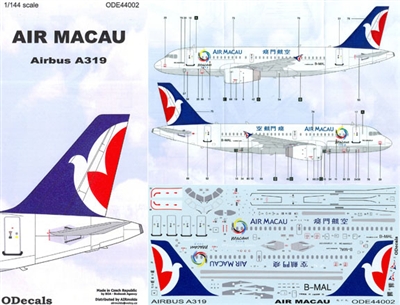 1:144 Air Macau Airbus A.319