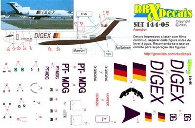 1:144 Digex Boeing 727-100