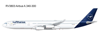 1:144 Airbus A.340-300, Lufthansa (2018 cs)