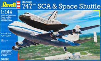 1:144 Boeing 747-100SCA & Shuttle, NASA