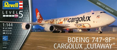 1:144 Boeing 747-8F, Cargolux "Cutaway Decal Scheme"