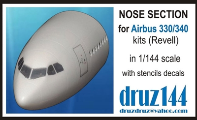 1:144 Nose section for Airbus A330/340 kit (Revell)