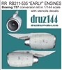 1:144 Rolls-Royce RB 211-535C Engines (2) for Boeing 757-200