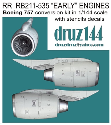 1:144 Rolls-Royce RB 211-535C Engines (2) for Boeing 757-200