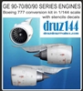 1:144 General Electric GE 70/80/90 Engines (2), Boeing 777